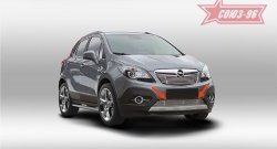 Декоративная вставка воздухозаборника в бампер Souz-96 Opel Mokka (2012-2016)  дорестайлинг