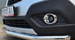 15 549 р. Одинарная защита переднего бампера диаметром 63 мм SLITKOFF  Opel Mokka (2012-2016)  дорестайлинг  с доставкой в г. Белгород. Увеличить фотографию 3