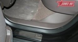 2 114 р. Накладки на внутренние пороги Souz-96  Opel Mokka (2012-2016)  дорестайлинг  с доставкой в г. Белгород. Увеличить фотографию 2