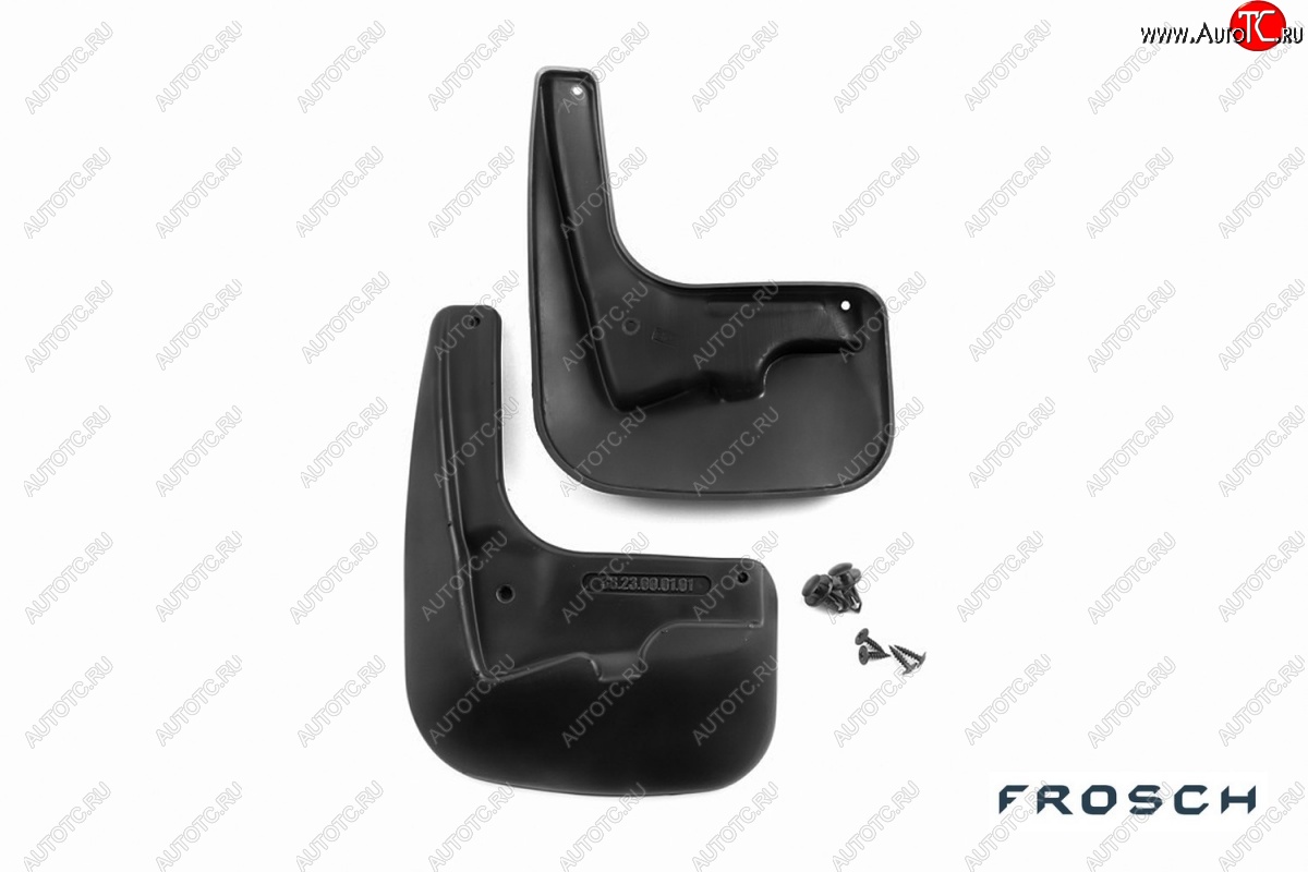 4 799 р. Передние брызговики Frosch  Peugeot 208  1 (2012-2019)  с доставкой в г. Белгород