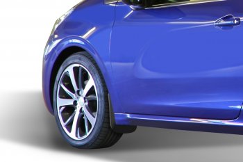 4 799 р. Передние брызговики Frosch  Peugeot 208  1 (2012-2019)  с доставкой в г. Белгород. Увеличить фотографию 2