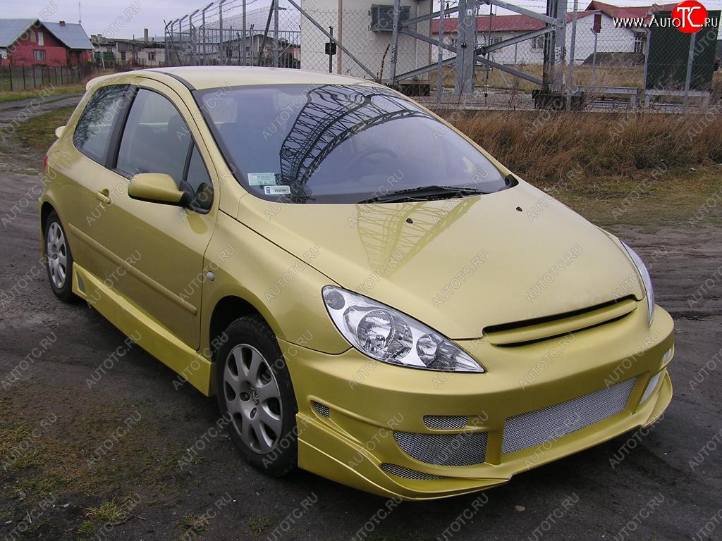 24 499 р. Передний бампер Rieger Peugeot 307 универсал дорестайлинг (2001-2005)  с доставкой в г. Белгород