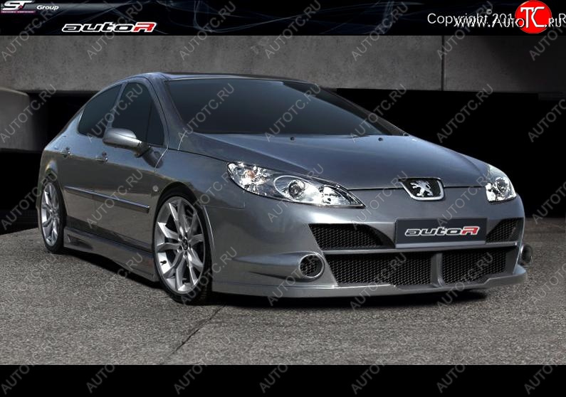 25 899 р. Передний бампер Auto-R Peugeot 407 универсал (2004-2011)  с доставкой в г. Белгород