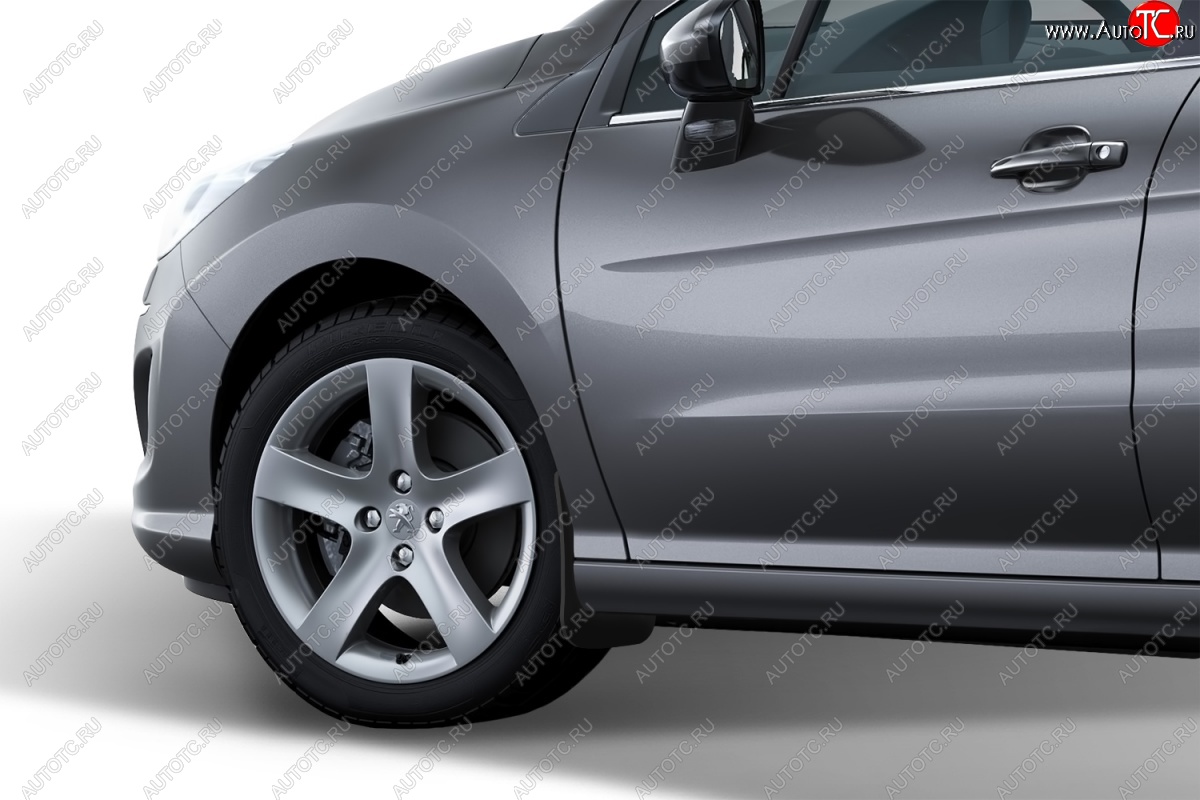 4 799 р. Передние брызговики Frosch Peugeot 408  дорестайлинг (2010-2017)  с доставкой в г. Белгород