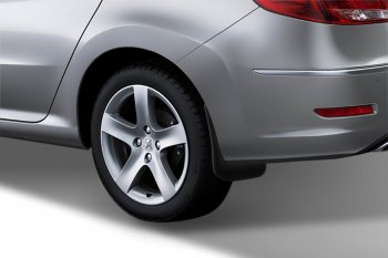 4 799 р. Задние брызговики Frosch Peugeot 408  дорестайлинг (2010-2017)  с доставкой в г. Белгород. Увеличить фотографию 2
