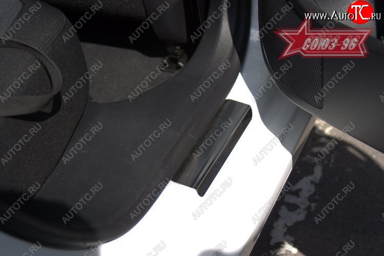 2 474 р. Накладки на внутренние пороги Souz-96  Peugeot 408 (2010-2017)  дорестайлинг  с доставкой в г. Белгород