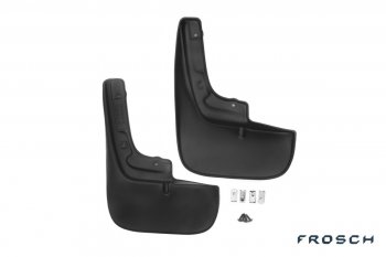 4 799 р. Брызговики Frosch  Peugeot Boxer  250 (2006-2014) (Задние (без расширителей арок))  с доставкой в г. Белгород. Увеличить фотографию 2