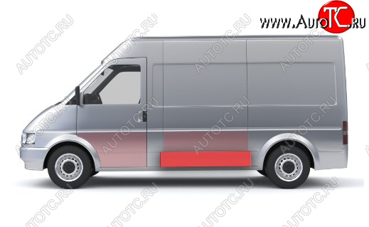 1 489 р. Левая средняя нижняя боковая панель (ремонтная) Wisentbull CITROEN Jumper 230 (1994-2002)  с доставкой в г. Белгород