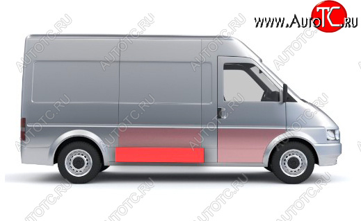 1 489 р. Правая средняя нижняя боковая панель (ремонтная) Wisentbull CITROEN Jumper 230 (1994-2002)  с доставкой в г. Белгород