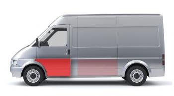 1 189 р. Панель левой двери (ремонтная) Wisentbull Fiat Ducato 244 (2002-2012)  с доставкой в г. Белгород. Увеличить фотографию 2