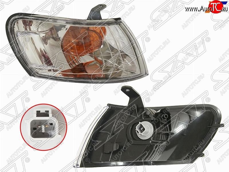679 р. Правый указатель поворота передний (хрусталь) (13-51) SAT Toyota Corolla E100 седан (1991-2002)  с доставкой в г. Белгород