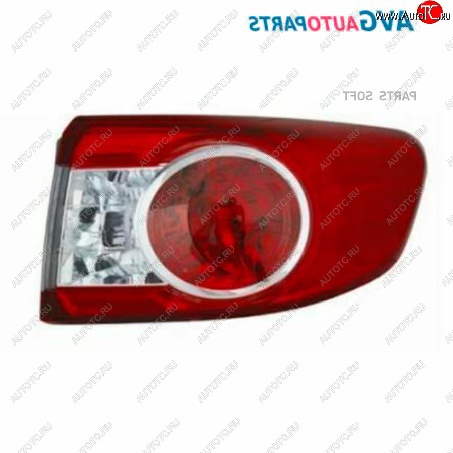 2 199 р. Правый внешний фонарь AVG Toyota Corolla E150 седан дорестайлинг (2006-2010)  с доставкой в г. Белгород