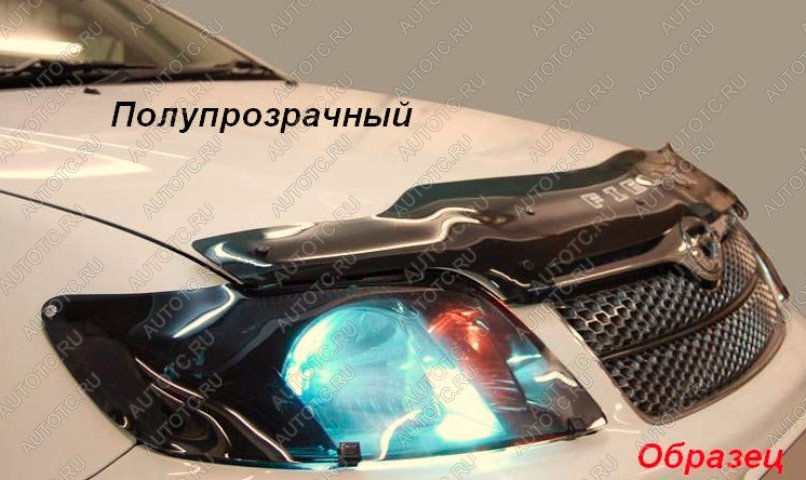 2 159 р. Дефлектор капота CA-Plastic Mazda CX-3 DK дорестайлинг (2014-2018) (серия Сlassic полупрозрачный, без надписи)  с доставкой в г. Белгород
