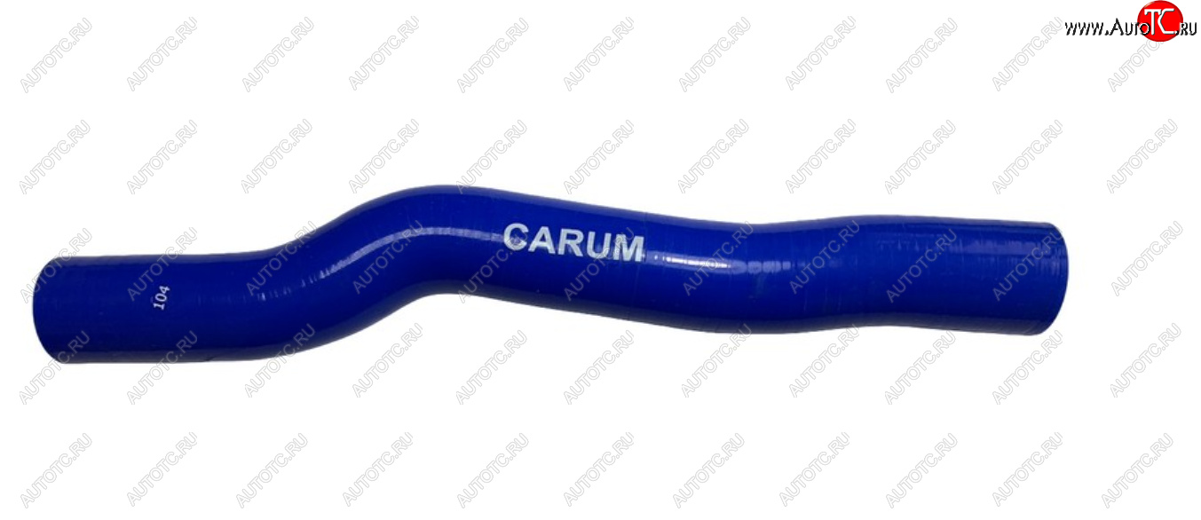 879 р. Силиконовый верхний патрубок радиатора (2AZFE 2.4 ) CARUM Toyota Camry XV40 дорестайлинг (2006-2008)  с доставкой в г. Белгород