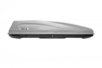 Автобокс PT GROUP (650л., 225x45x88, двустороннее открывание) Active L серый Solaris HC (2024-2025)