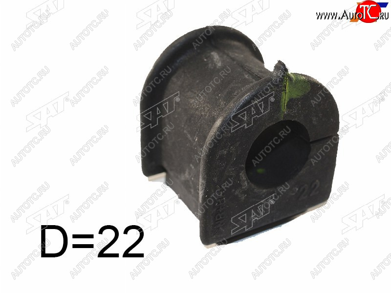 1 499 р. Втулка стабилизатора SAT D=22 RH-LH Toyota Avensis T270 седан дорестайлинг (2008-2011)  с доставкой в г. Белгород