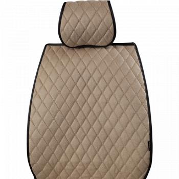 2 899 р. Накидка на сиденье (2 места Каир) ТЕЙЛОР ст БАЙРОН Lord Autofashion SOUEAST S07 1 (2024-2025) (бежевый, строчка бежевая)  с доставкой в г. Белгород. Увеличить фотографию 7