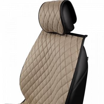2 899 р. Накидка на сиденье (2 места Каир) ТЕЙЛОР ст БАЙРОН Lord Autofashion SOUEAST S07 1 (2024-2025) (бежевый, строчка бежевая)  с доставкой в г. Белгород. Увеличить фотографию 8