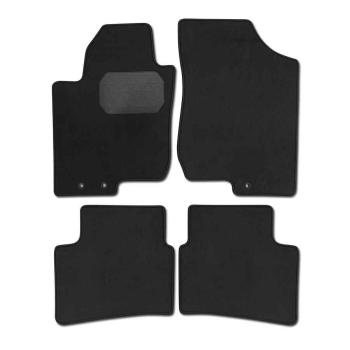Ковры салона текстильные (3 ряд) Norplast Acura MDX YD1 дорестайлинг (2000-2003) (Черный)
