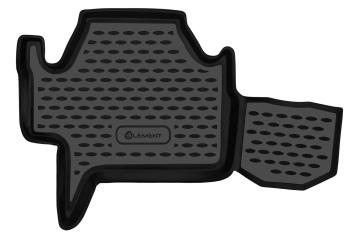 Коврики в салон (2 ряд) Element Mitsubishi Pajero Sport  PB (2008-2013) дорестайлинг (черные)