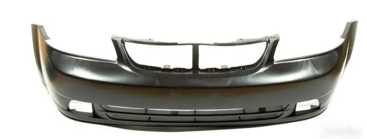 4 849 р. Бампер передний (под ПТФ) DAR Chevrolet Lacetti седан (2002-2013) (неокрашенный)  с доставкой в г. Белгород