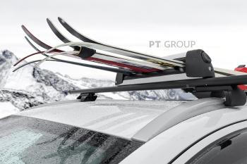 7 999 р. Крепление для лыж (56 см/4 пары лыж) Petroil Tuning SSANGYONG Rodius 2 дорестайлинг (2013-2018)  с доставкой в г. Белгород. Увеличить фотографию 7