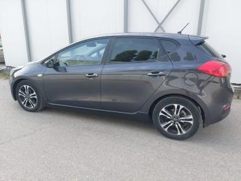 3 289 р. Пластиковые накладки порогов Фанат Тюнинг  KIA Ceed  2 JD (2012-2018) дорестайлинг универсал, дорестайлинг, хэтчбэк, рестайлинг универсал, рестайлинг, хэтчбэк (неокрашенные (глянец под окраску))  с доставкой в г. Белгород. Увеличить фотографию 3