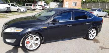 3 499 р. Пластиковые накладки порогов Фанат Тюнинг Ford Mondeo Mk4,DG дорестайлинг, универсал (2007-2010) (неокрашенные (глянец под окраску))  с доставкой в г. Белгород. Увеличить фотографию 3