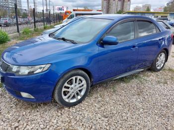 3 499 р. Пластиковые накладки порогов Фанат Тюнинг KIA Cerato 2 TD седан (2008-2013) (неокрашенные)  с доставкой в г. Белгород. Увеличить фотографию 2