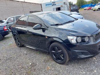 3 499 р. Пластиковые накладки порогов Фанат Тюнинг Chevrolet Aveo T300 седан (2011-2015) (неокрашенные)  с доставкой в г. Белгород. Увеличить фотографию 3