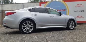 3 499 р. Пластиковые накладки порогов Фанат Тюнинг Mazda 6 GJ 1 рестайлинг универсал (2015-2018) (неокрашенные (глянец под окраску))  с доставкой в г. Белгород. Увеличить фотографию 4