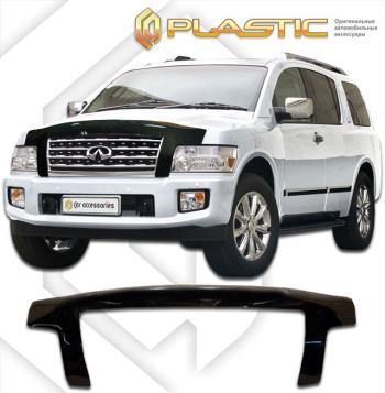 Дефлектор капота (exclusive) CA-Plastic INFINITI QX56 JA60 дорестайлинг (2004-2007)