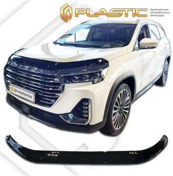 Дефлектор капота (exclusive) CA-Plastic Jetour X90 Plus (2021-2025) (Classic черный)