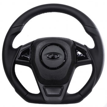 Рулевое колесо  autodemic Лада 2123 (Нива Шевроле) 1 рестайлинг (2009-2020) (анатомическое, в коже)