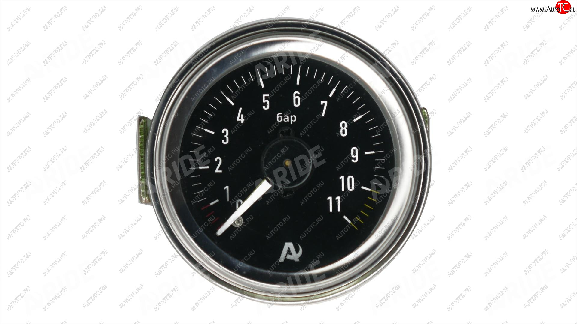 3 299 р. Манометр ARIDE 53 мм, 2х11 бар (160 PSI), 2, черный Арайд м 53 2 11  с доставкой в г. Белгород