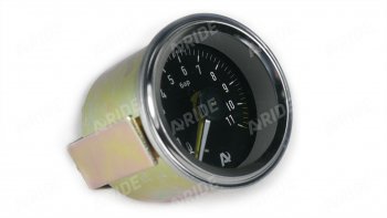 3 299 р. Манометр ARIDE 53 мм, 2х11 бар (160 PSI), 2, черный Арайд м 53 2 11  с доставкой в г. Белгород. Увеличить фотографию 2
