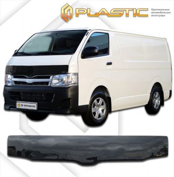 Дефлектор капота (exclusive)(правый руль) CA Plastic Toyota Hiace H200 минивэн (Япония) дорестайлинг  (2004-2007)