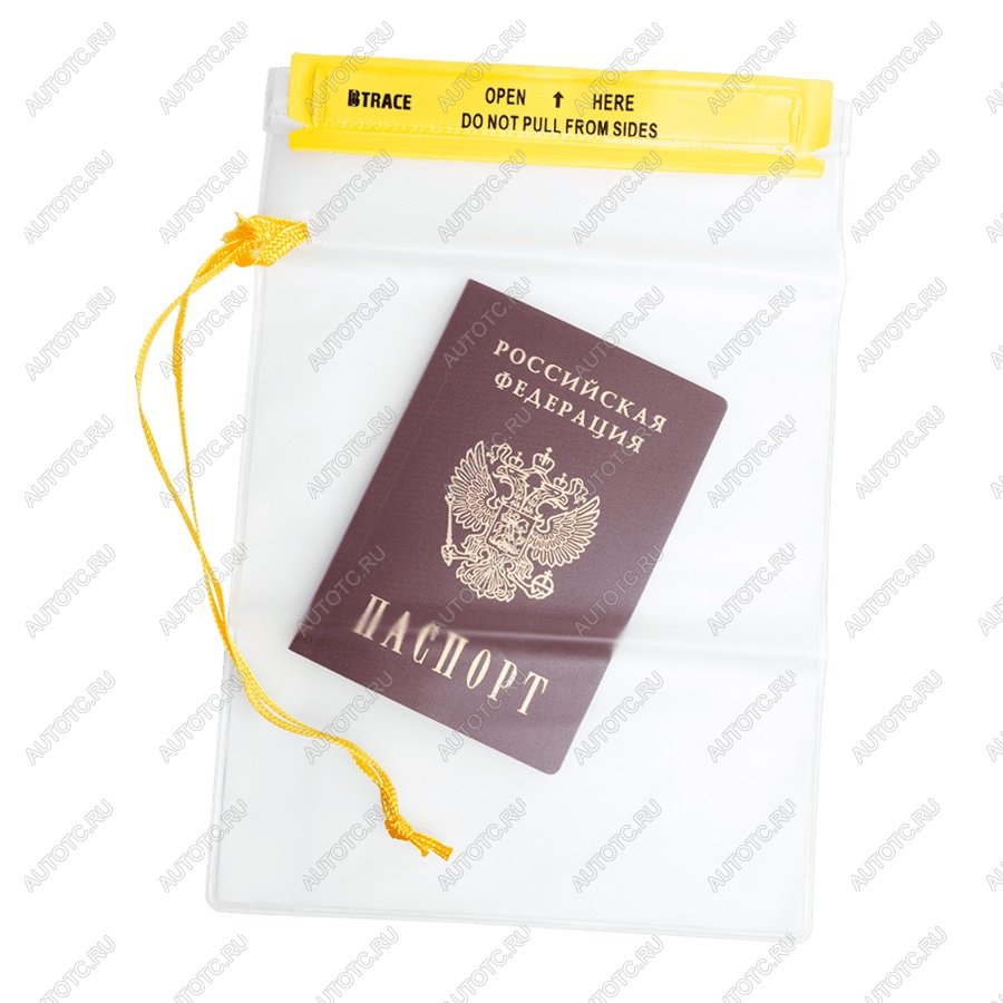 299 р. Гермопакет BTrace плоский ПВХ 18x25 см (Прозрачный) BTrace a0278  с доставкой в г. Белгород