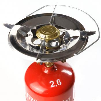 1 179 р. Горелка газовая одноконфорочная туристическая, диаметр 220 мм Grotkuv (РП) GZWM gucio-d  с доставкой в г. Белгород. Увеличить фотографию 1