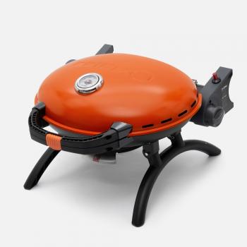 40 899 р. Гриль газовый O-GRILL 500MT оранжевый, с термометром (в комплекте адаптер тип А) O-GRILL 500mt-orange  с доставкой в г. Белгород. Увеличить фотографию 2