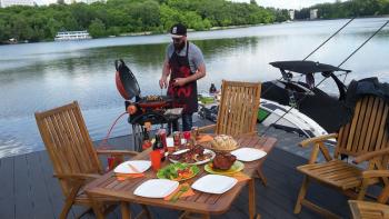 40 899 р. Гриль газовый O-GRILL 500MT черный, с термометром (в комплекте адаптер тип А) O-GRILL 500mt-black  с доставкой в г. Белгород. Увеличить фотографию 26