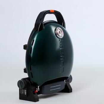 47 899 р. Гриль газовый O-GRILL 700T bicolor черный-зеленый (в комплекте адаптер тип А) O-GRILL 700t-green  с доставкой в г. Белгород. Увеличить фотографию 2