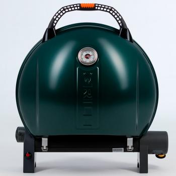 50 899 р. Гриль газовый O-GRILL 900МT bicolor черный-зеленый (в комплекте адаптер тип А) O-GRILL 900mt-green  с доставкой в г. Белгород. Увеличить фотографию 2