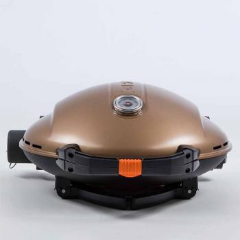 50 899 р. Гриль газовый O-GRILL 900МT bicolor черный-золотистый (в комплекте адаптер тип А) O-GRILL 900mt-gold  с доставкой в г. Белгород. Увеличить фотографию 4