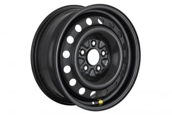 5 829 р. Диск усиленный Renault Duster, Nissan Qashqai, X-Trail, Toyota Rav4 стальной черный 5х114,3 6,5R16 d66,1 ET+40 OFF-ROAD Wheels 1665-51466bl-40a11  с доставкой в г. Белгород. Увеличить фотографию 1