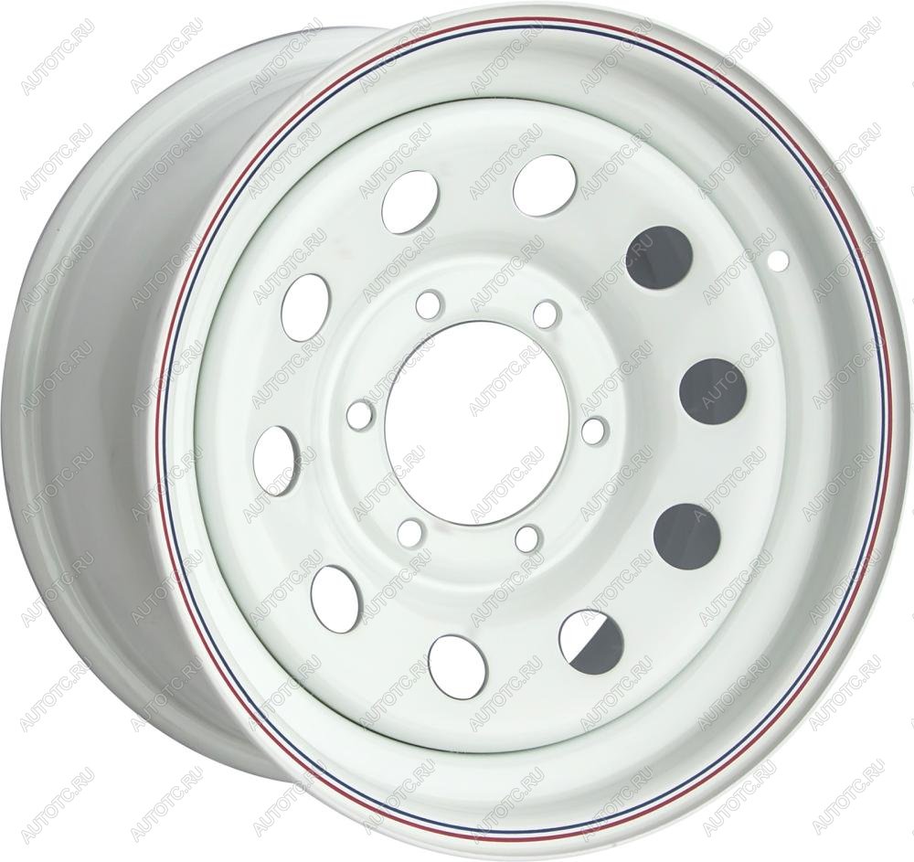 6 279 р. Диск усиленный стальной белый 6x139,7 7xR16 d110 ET+30 OFF-ROAD Wheels 1670-63910wh-30  с доставкой в г. Белгород