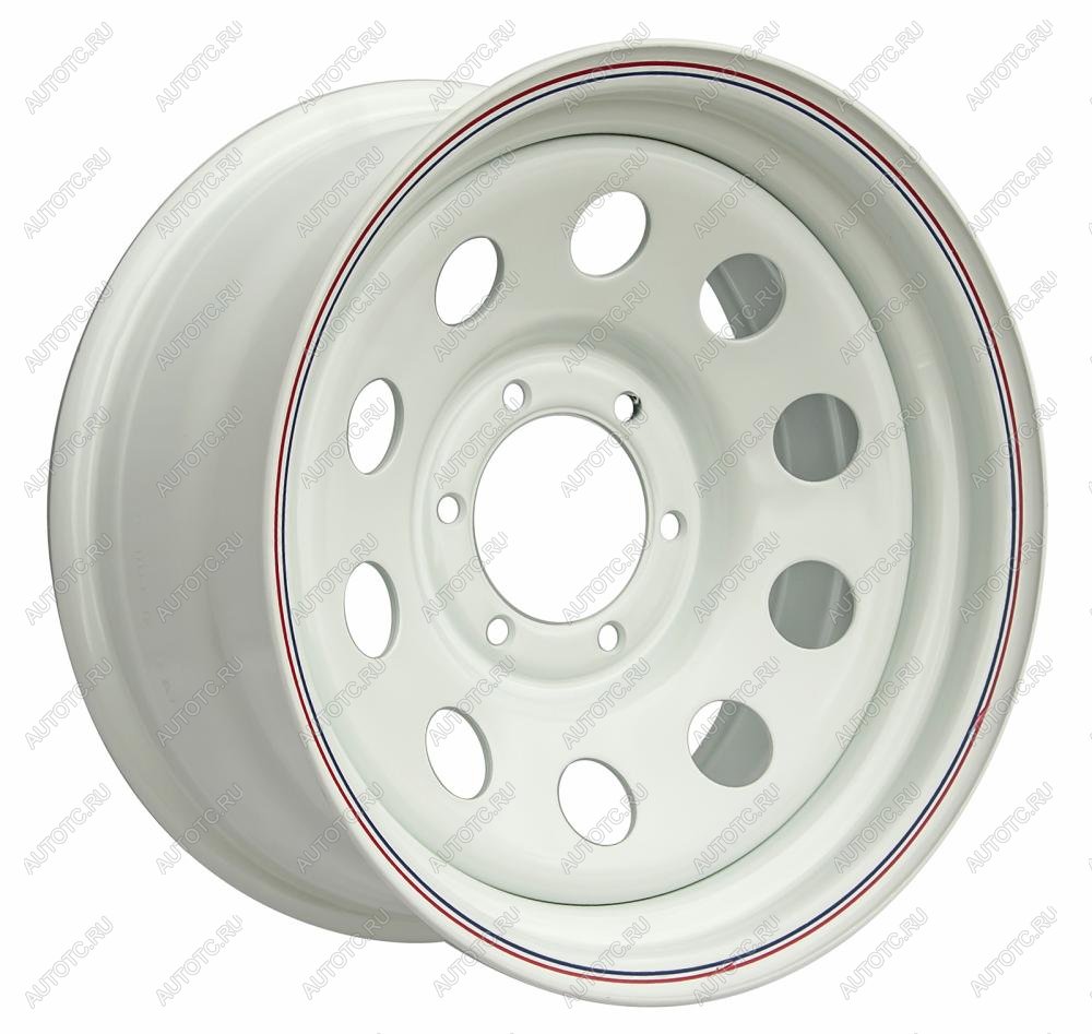 6 629 р. Диск усиленный стальной белый 6x139,7 8xR16 d110 ET+10 OFF-ROAD Wheels 1680-63910wh-10  с доставкой в г. Белгород