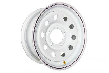 6 279 р. Диск усиленный УАЗ стальной белый 5x139,7 7xR16 d110 ET+30 OFF-ROAD Wheels 1670-53910wh-30  с доставкой в г. Белгород. Увеличить фотографию 1