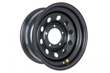 5 699 р. Диск усиленный УАЗ стальной черный 5x139,7 7xR15 d110 ET+25 OFF-ROAD Wheels 1570-53910bl-25  с доставкой в г. Белгород. Увеличить фотографию 1