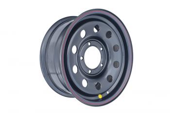 6 279 р. Диск усиленный УАЗ стальной черный 5x139,7 7xR16 d110 ET+25 OFF-ROAD Wheels 1670-53910bl-25x  с доставкой в г. Белгород. Увеличить фотографию 1